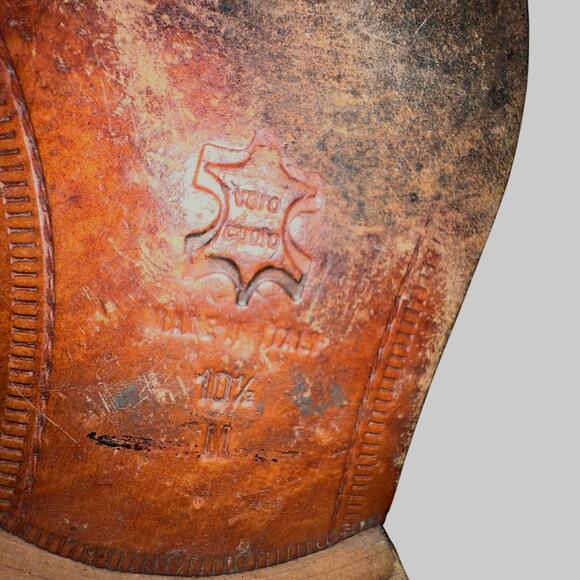 Mercanti Florentini made in Italy Men’s Black leather guessed loafer size 10.5M - Picture 10 of 12